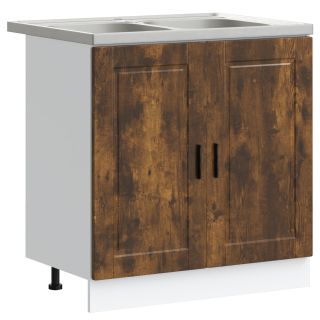 Valamu Aluskapid Porto valamu Suitsutatud Tamme 80x46x84,5 cm Tehispuit