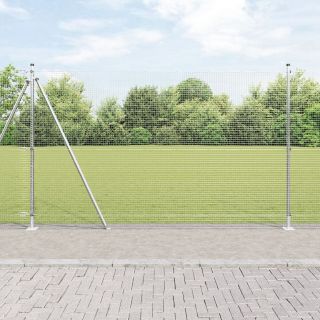 Keevistraadi Aed 7 Flangepostiga 1.4x10 m Tsingitud teras