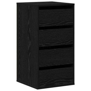 Nurgasahtlite kapp Must Tamme 40x41x76 cm Tehispuit