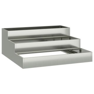 Aia Kast 3-Korruseline 90x90x35 cm Galvaniseeritud Teras