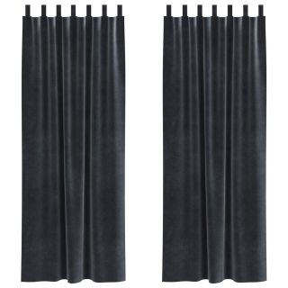 Mustad Kardinad Riputusloopsudega 2 tk Tumedat Halli Sametit