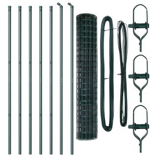 Euro Aed 7 Postiga 1.6x10 m Galvaniseeritud Teras Roheline