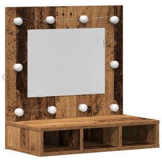 Tualettlaud Vana puit Tugev taastatud puit 60 x 31.5 x 62 cm