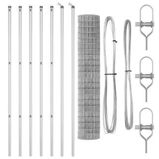 Euro Aed koos 7 Postiga 1.6x10 m Galvaniseeritud Teras