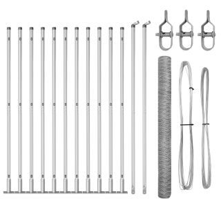 Heksagonaalne aed 1.4x25 m Galvaniseeritud teras