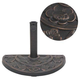 poolringikujuline päevavarju alus, vaigust, pronksjas, 9 kg
