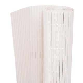 kahepoolne piirdeaed 90 x 500 cm, valge