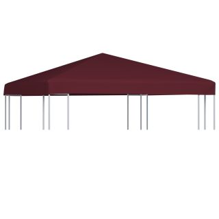 varjualuse katus 310 g/m² 3 x 3 m, bordoopunane