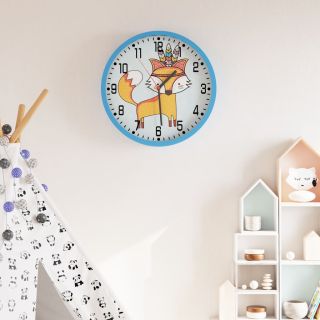 seinakell sinine Ø25,5 cm polüstüreen ja klaas
