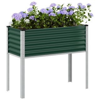 aia taimekast, roheline, 100x41x90 cm, teras