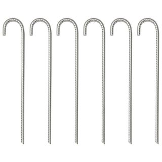 telgivaiad 6 tk, 37 cm Ø10 mm, tsingitud teras