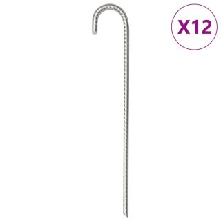 telgivaiad 12 tk, 37 cm Ø10 mm, tsingitud teras