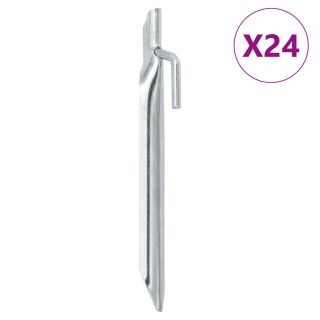 U-kujulised telgivaiad 24 tk, 17 cm Ø20 mm, tsingitud teras