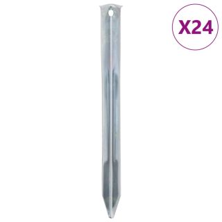 telgivaiad 24 tk, 22 cm Ø20 mm, tsingitud teras