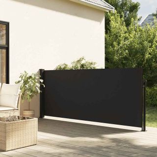 lahtitõmmatav külgsein, must, 140 x 600 cm