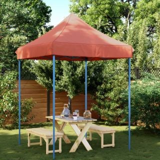 kokkupandav pop-up peotelk, terrakota, 200x200x306 cm