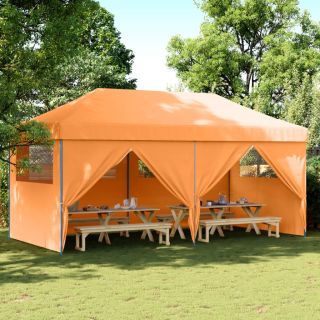 kokkupandav pop-up peotelk 4 külgseinaga, oranž