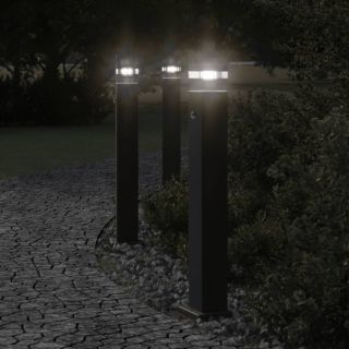 anduriga aia lambipost, must, 80 cm, alumiinium