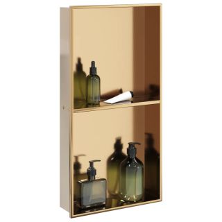 duširiiul, harjatud kuldne 32x62x9 cm roostevaba teras