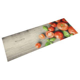 коврик для кухни, моющийся, помидоры, 45 x 150 см, бархат
