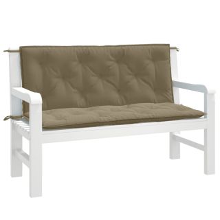 aiapingi istmepadjad 2 tk, pruunikashall, 120x50x7 cm, kangas