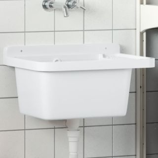 valamu seinale kinnitamiseks, valge, 50x35x24 cm, vaik