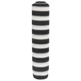 privaatsusvõrk, antratsiit ja valge, 1,5 x 10 m, HDPE 195 g/m²
