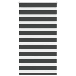 Triibuline ruloo must 90x150 cm kanga laius 85,9 cm polüester