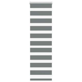 Рулонные шторы Zebra темно-серые 40x100 см Ширина ткани 35,9 см Полиэстер