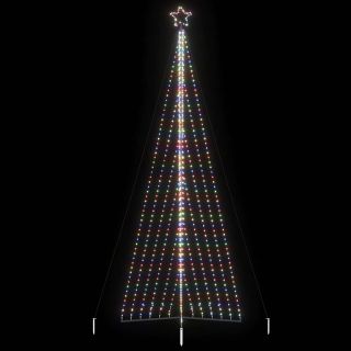 Светодиодная новогодняя елка 789 светодиодов цветная 476 см