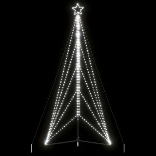 LED jõulupuu, 615 LEDi, külm valge, 404,5 cm