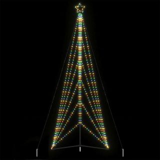 LED jõulupuu, 861 LEDi, värviline , 478 cm