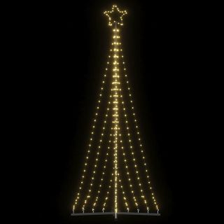 LED jõulupuu, 447 LEDi, soe valge, 249 cm