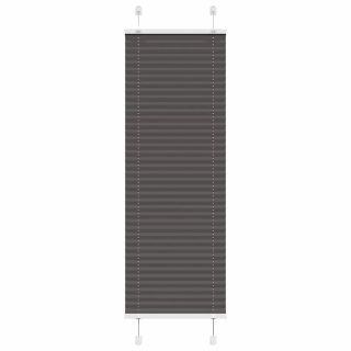 plisseeritud ruloo must 50x100 cm kanga laius 49,4 cm polüester