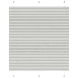 штора плиссе светло-серая 115x100 см ширина ткани 114,4 см