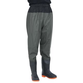 waist waders koos saabastega, tumeroheline, suurus 40