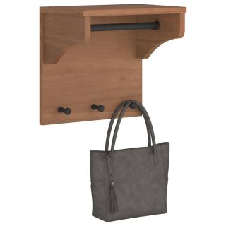 Seinale paigaldatav nagi SANDNES 43x30x42 cm täispuidust mänd