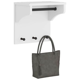 Seinale paigaldatav nagi SANDNES Valge 43x30x42 cm