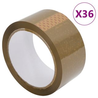 упаковочная лента 36 шт, коричневая, 48 мм x 66 м