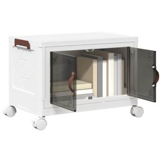 Штабелируемый ящик для хранения на колесах 28 л 48,5x29,5x33 см