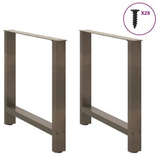söögilaua jalad, naturaalne teras, 2 tk, 70 x (72–73) cm, teras