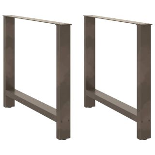 söögilaua jalad, naturaalne teras, 2 tk, 90 x (72–73) cm, teras