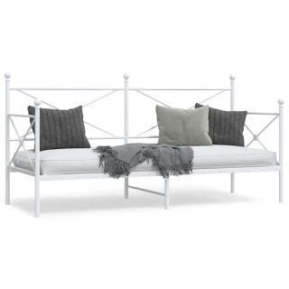 päevavoodi ilma madratsita Valge 80x200 cm Teras