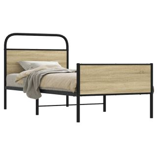 voodiraam ilma madratsita, Sonoma tamm, 80x200 cm