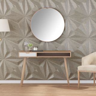 стеновые панели 48 шт., бетон, 50 x 50 см, XPS 12 м², звезда