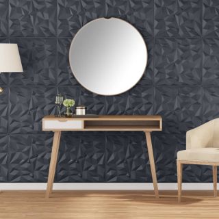 seinapaneelid 12 tk, hall, 50 x 50 cm, XPS 3 m² ametüst