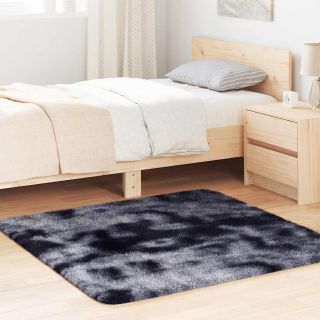 kõrge narmaga Shaggy vaip, NAVARRA, tumehall, 120x120 cm