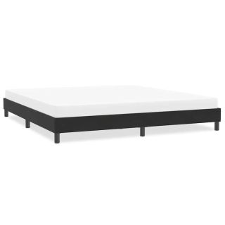 Voodiraam ilma Madratsita Must 200x210 cm samet