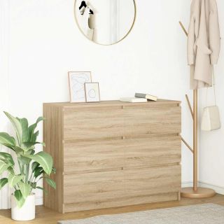 puhvetkapp Sonoma tamm 100x35x76 cm Engineered Wood