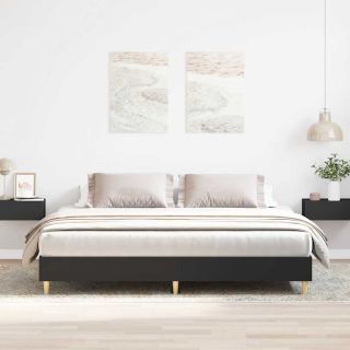 каркас кровати без матраса, черный 160x200 см конструкция дерево
